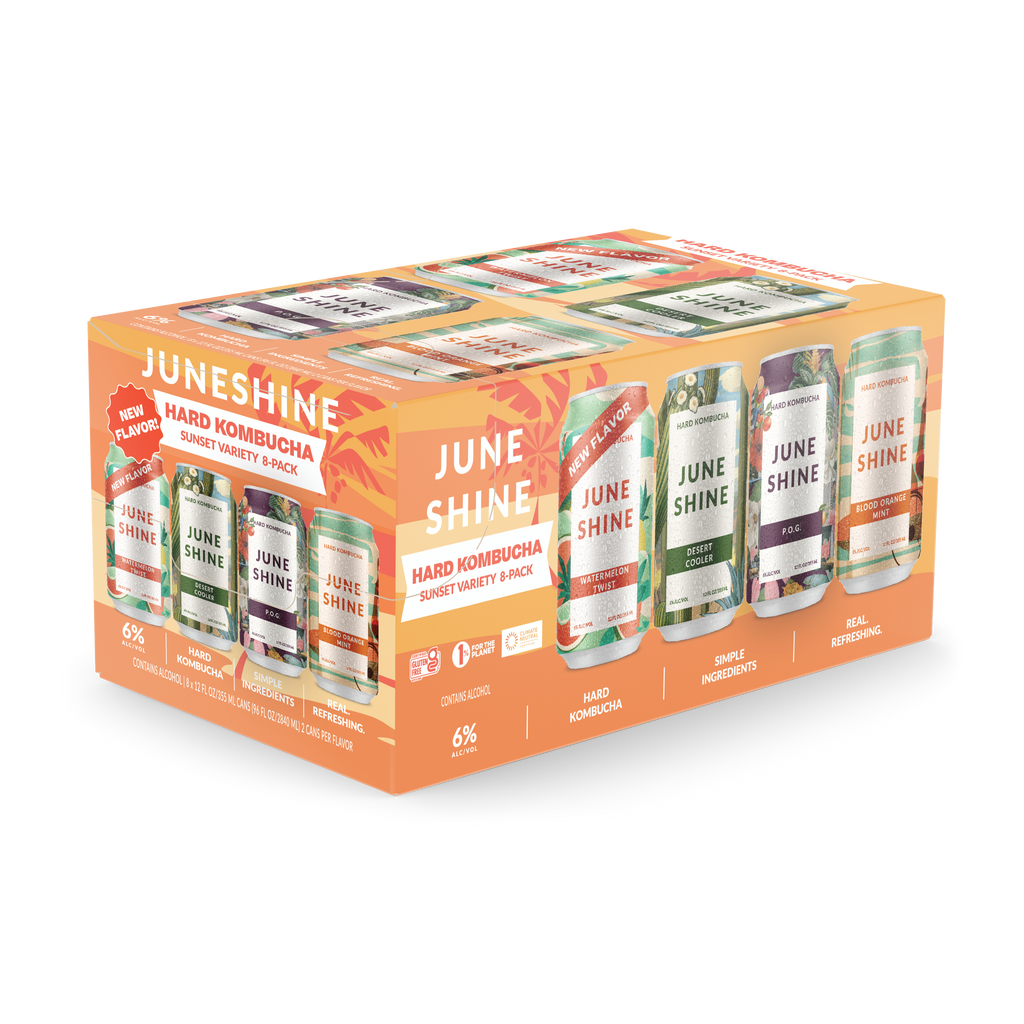 JuneShine Hard Kombucha | Sunset Variety Pack