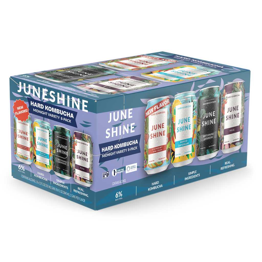 thumbnail image 2 of Midnight Variety Hard Kombucha 8pk Cans, 12 FZ - Whole Foods Market 2 of 9