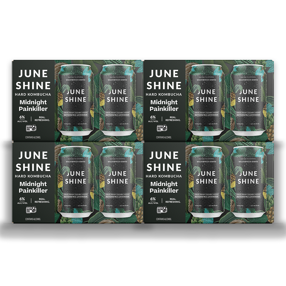 Midnight Painkiller Hard Kombucha | JuneShine