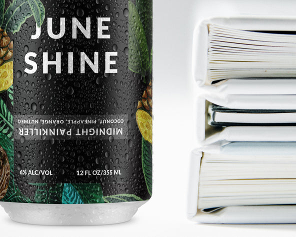 juneshine can with books