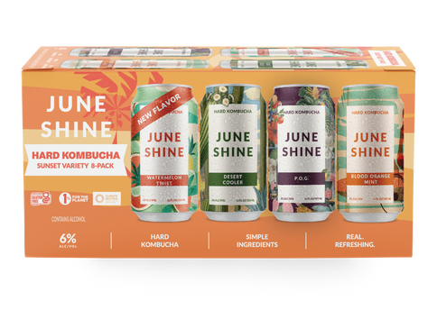 Hard Kombucha Sunset Variety Pack