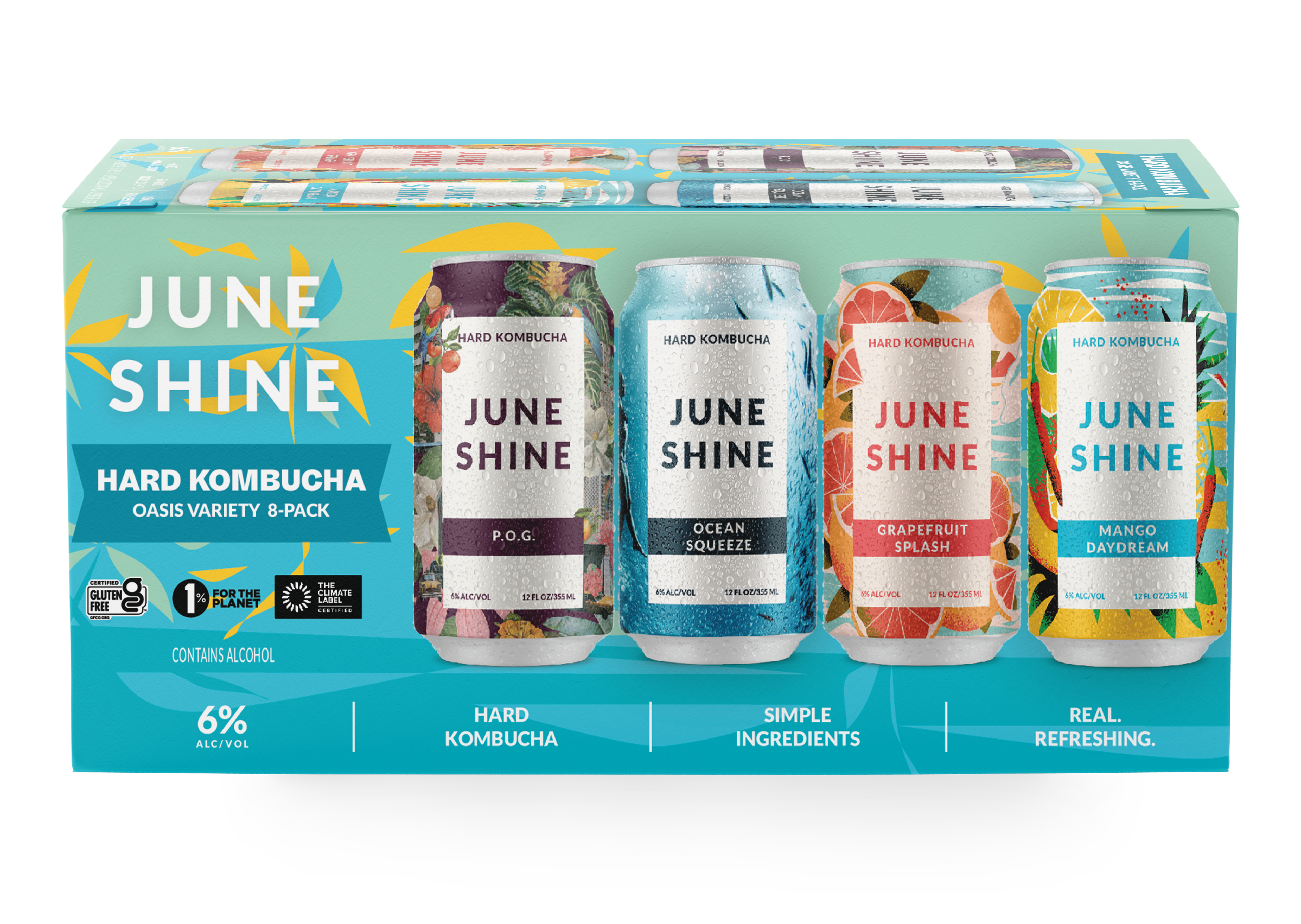 その他 melon haze 86ml JuneShine Hard Kombucha | Oasis Variety Pack
