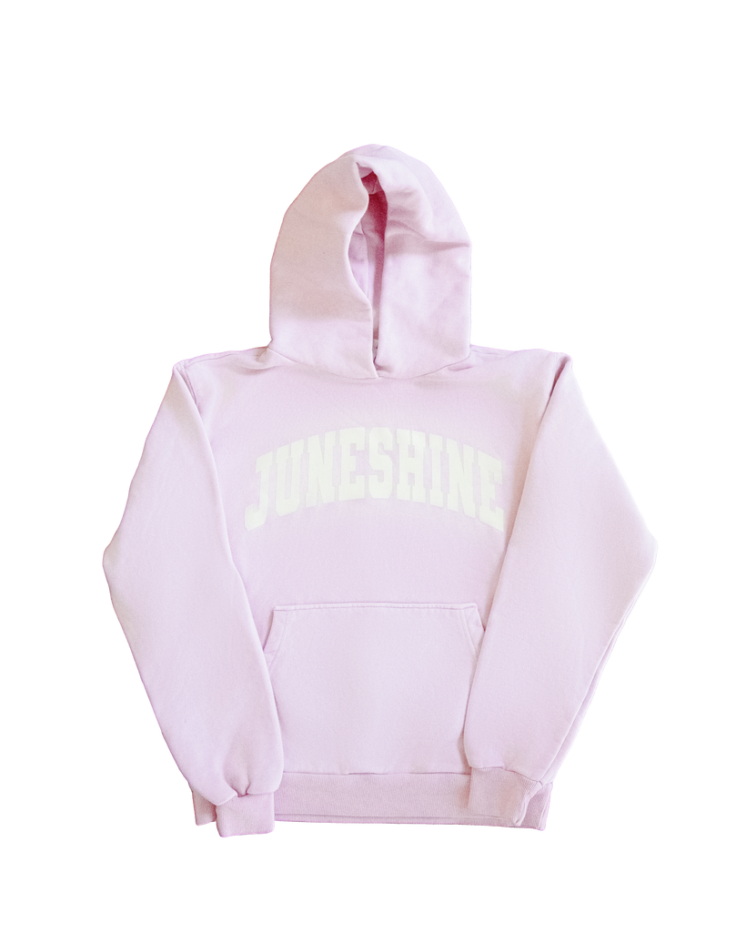 JuneShine Varsity Hoodie - Pink