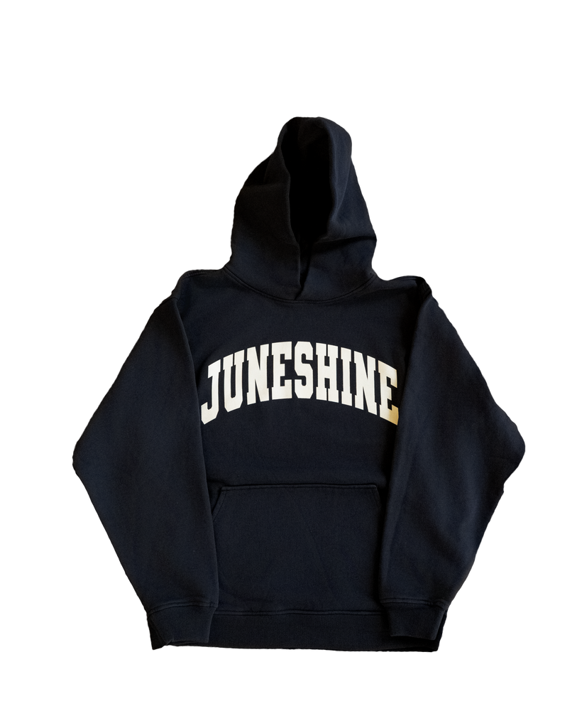 JuneShine Varsity Hoodie - Black