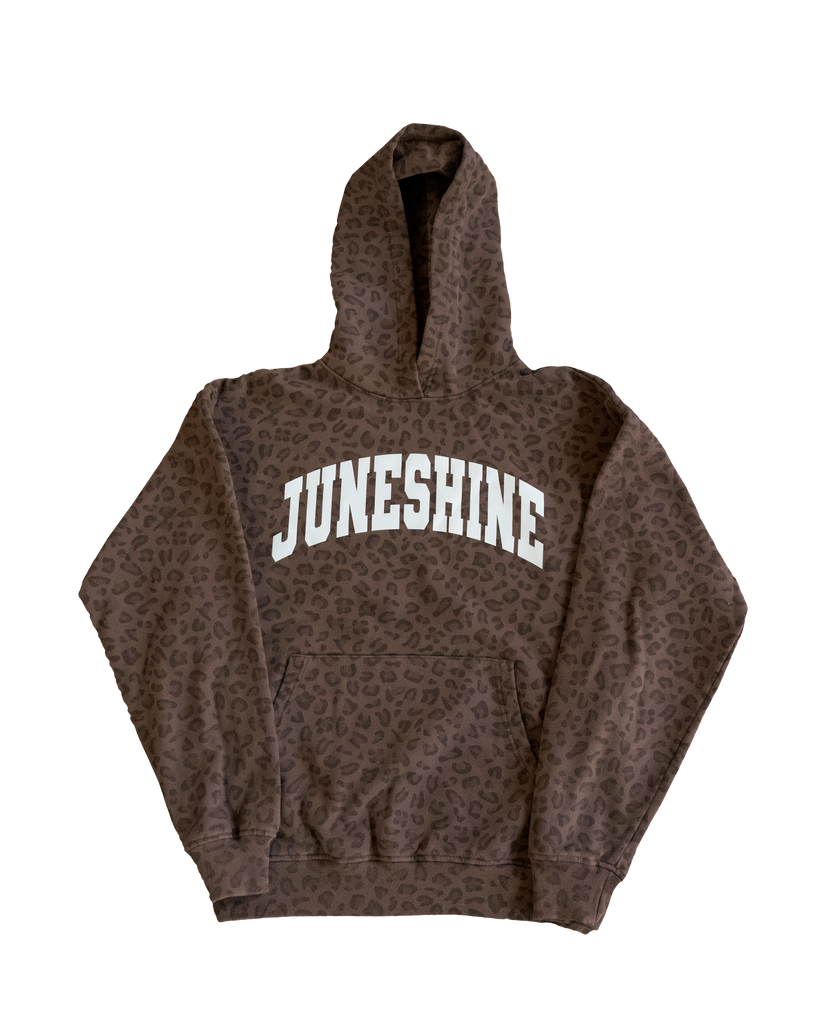 JuneShine Varsity Hoodie - Cheetah