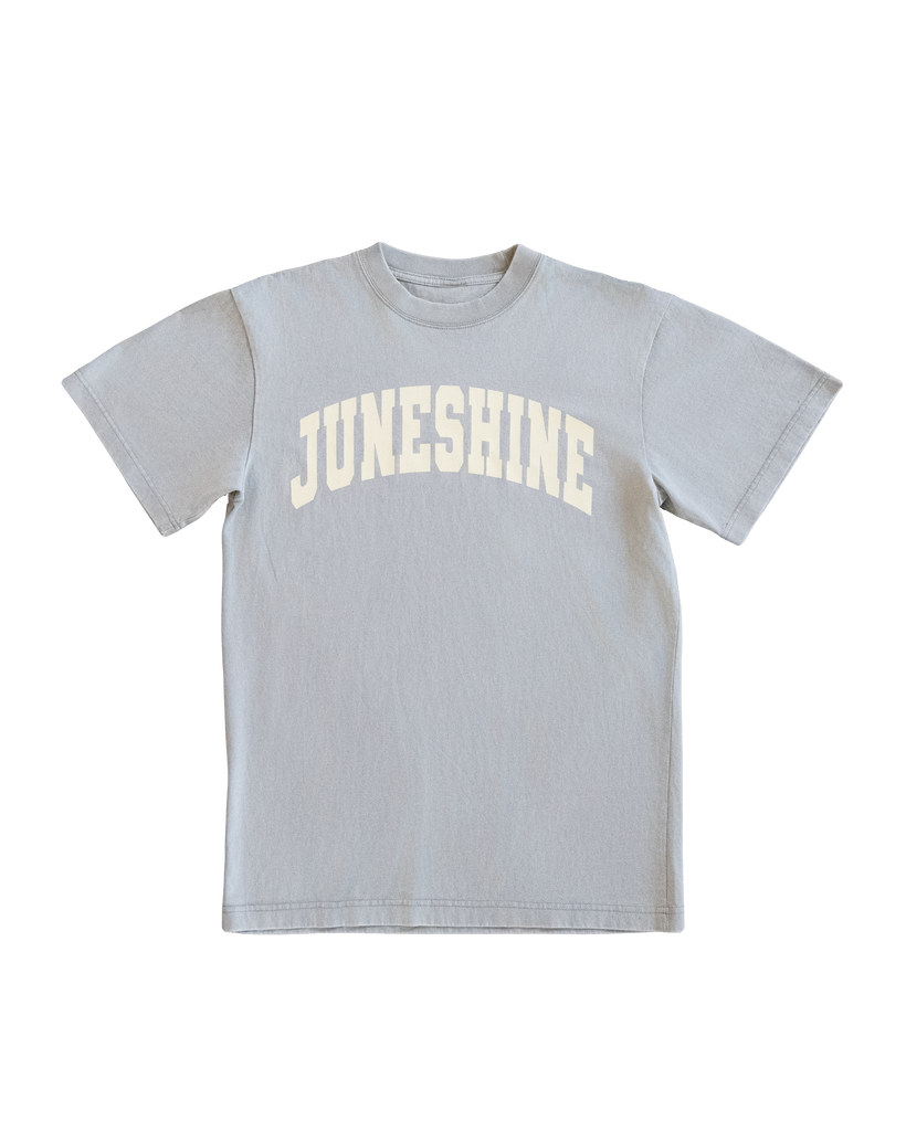 JuneShine Varsity Tee - Gray