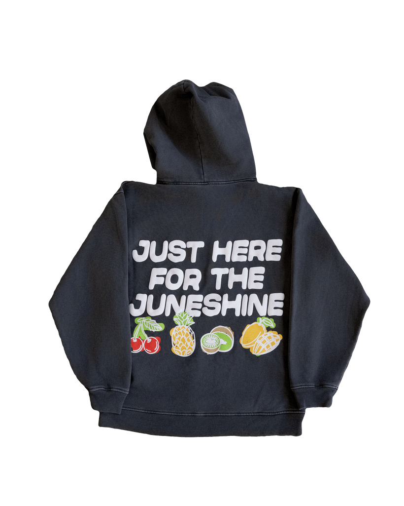 Just Here Puff Hoodie - Vintage Black