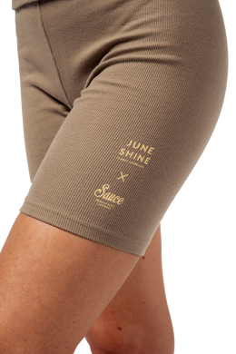 The Sauce Bike Short — Beige