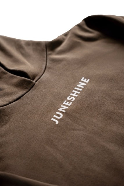 Just Here Puff Hoodie - Brown