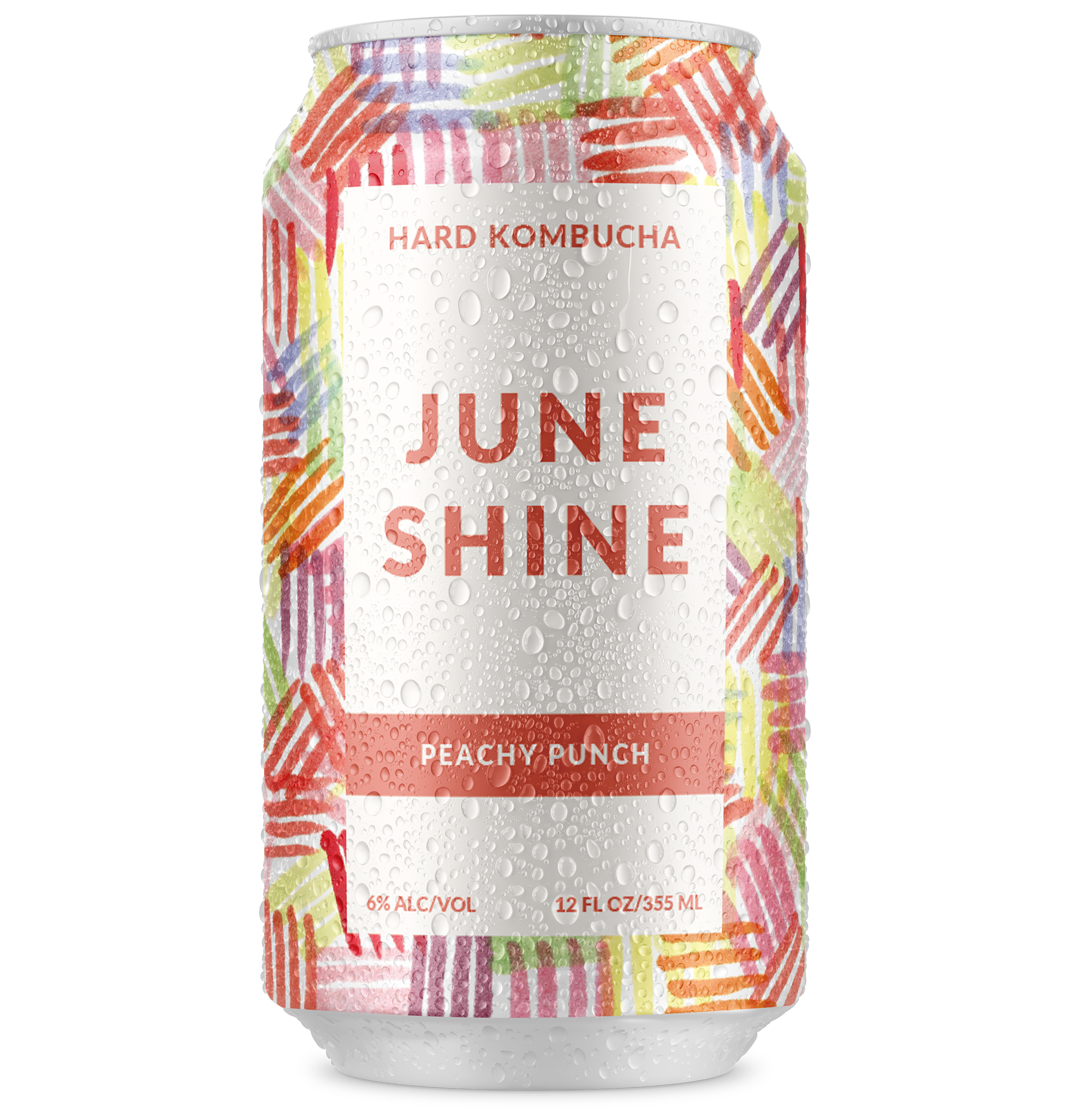 Peachy Punch Hard Kombucha | JuneShine Collab w/Nora Vasconcellos