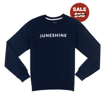 JuneShine Crewneck Sweater Blue