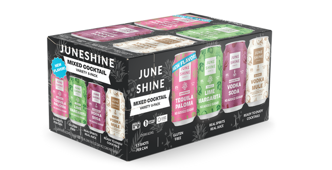 JuneShine Spirits Variety 8-Pack