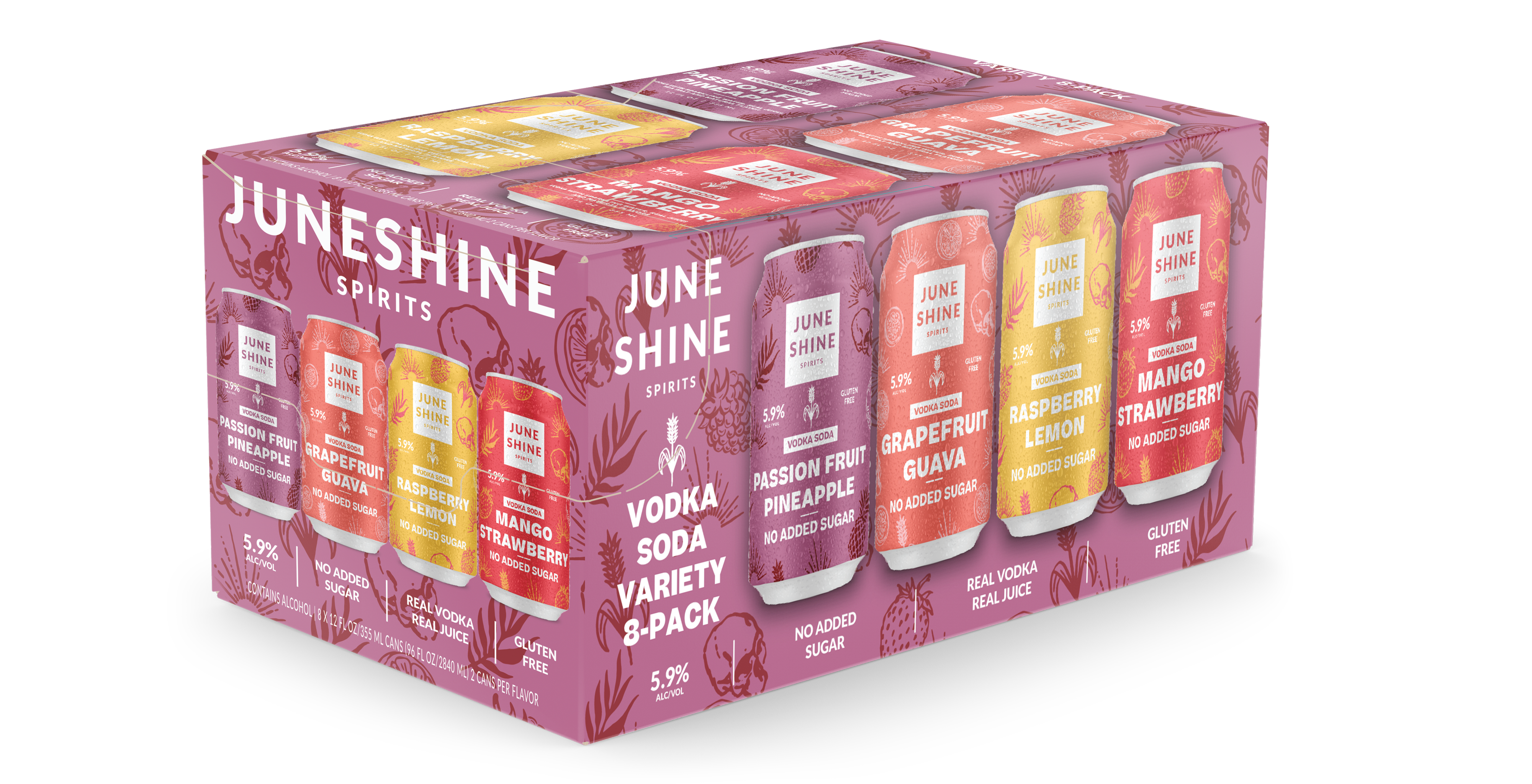 JuneShine Spirits | Variety 8-Pack