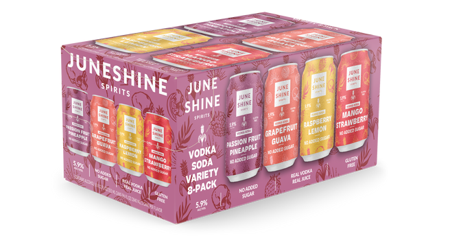 JuneShine Spirits Vodka Soda 8-Pack