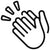 clapping hands icon