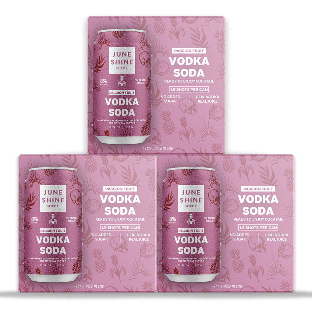 Passion Fruit Vodka Soda JuneShine